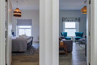 Apartment 3, 2nd floor, lounge and front bedroom